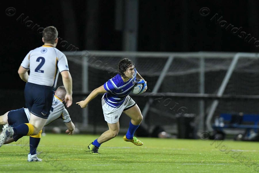 Wheaton Men\'s Rugby vs Mass Maritime.  Photo by Keith Nordstrom